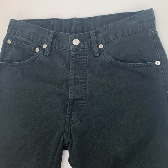 Levi’s 551 Black Denim Button Fly Straight Leg Jeans W30 - Picture 6 of 16